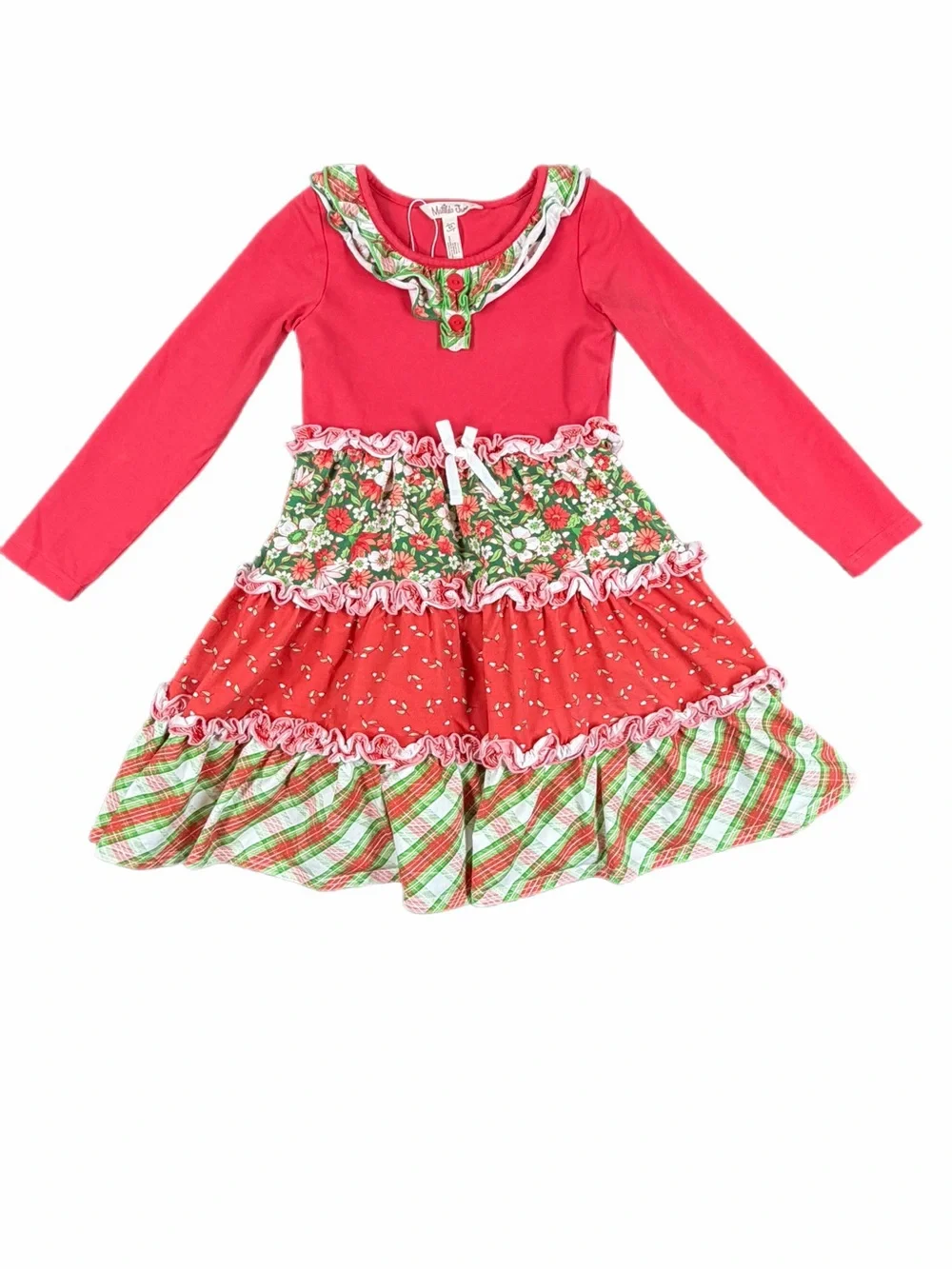 MATILDA JANE *Like New* Girls Long Sleeve Holiday Christmas Dress - 6